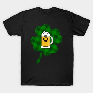 Cute Plaid Beer T-Shirt